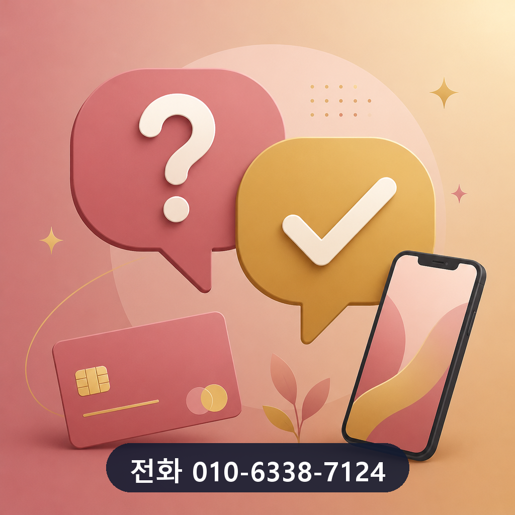 신용카드 현금 서비스 자주 묻는 질문 이미지