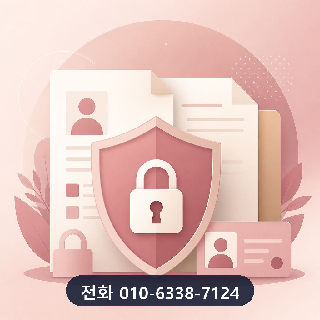 신용카드 현금 서비스 개인정보 보호 이미지